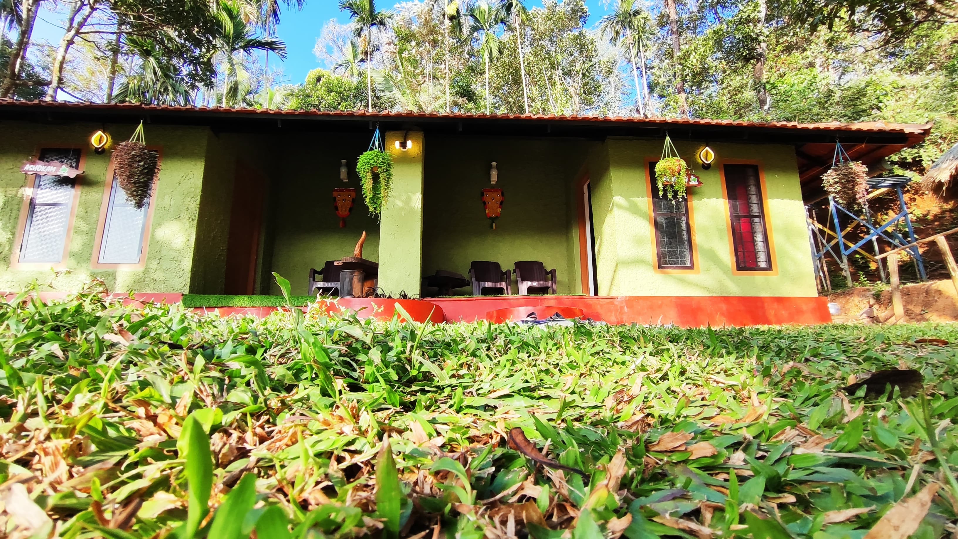 Front View of Green Cottage Verandah